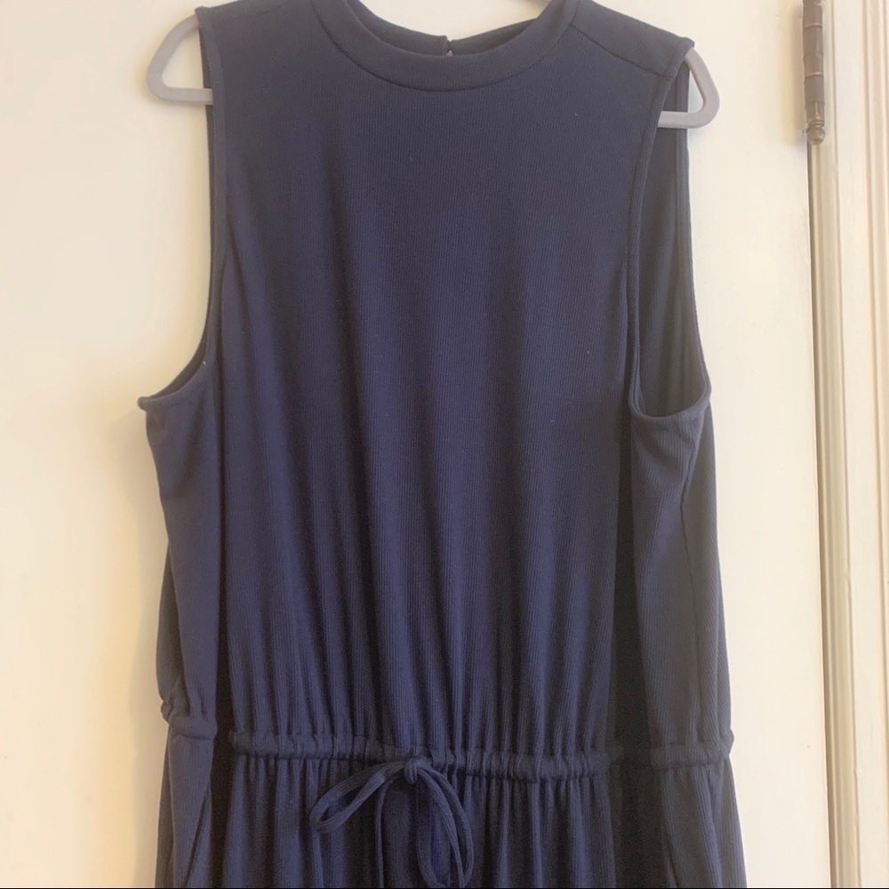 Purple/Navy Torrid Jumpsuit - Picture 2 of 6